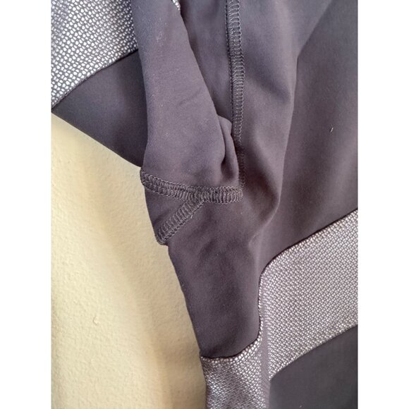 CYSM Virtual Sensuality Fit Hi Compression Leggings Size L Gray Light Blue - Picture 4 of 13